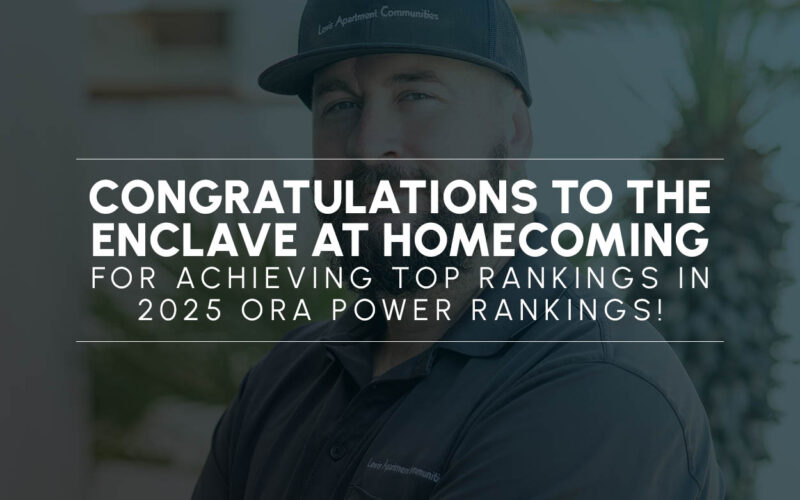 Congratulations to The Enclave at Homecoming Terra Vista for Achieving Top Rankings in the 2025 ORA Power Rankings